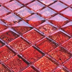 Нежна мозайка от стъклокерамика Tenlight G-514 от Betas Glass Mosai , с размер 30 x 30 см.